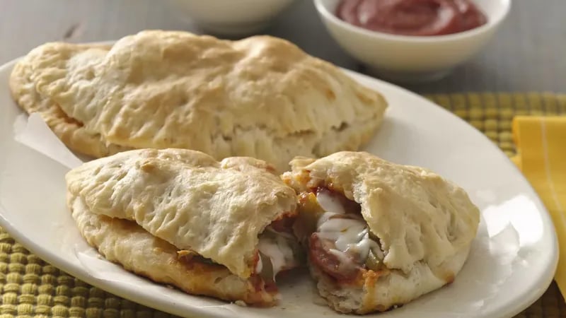 Chicken Sausage Calzones for Two