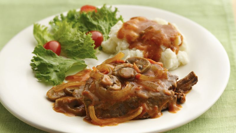 Slow-Cooker Smothered Swiss Steak