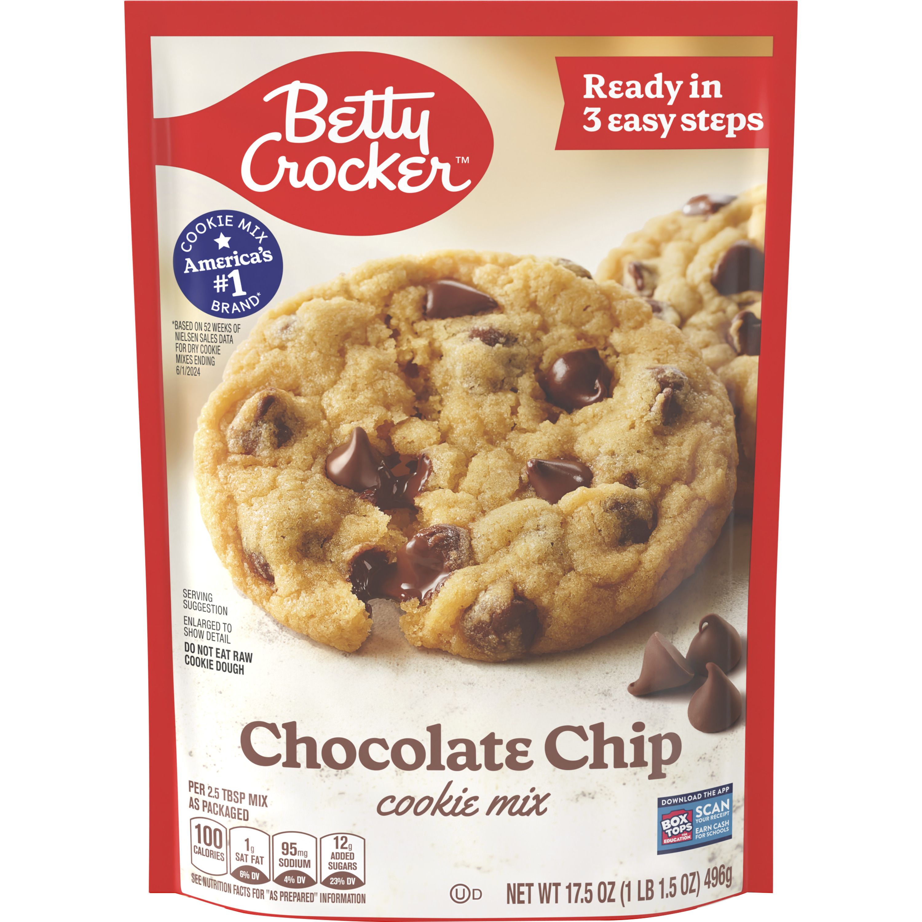 Betty Crocker™ Chocolate Chip Cookie Mix - Front
