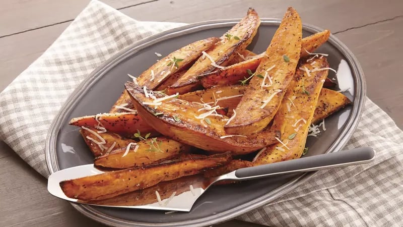 Roasted Sweet Potato Wedges