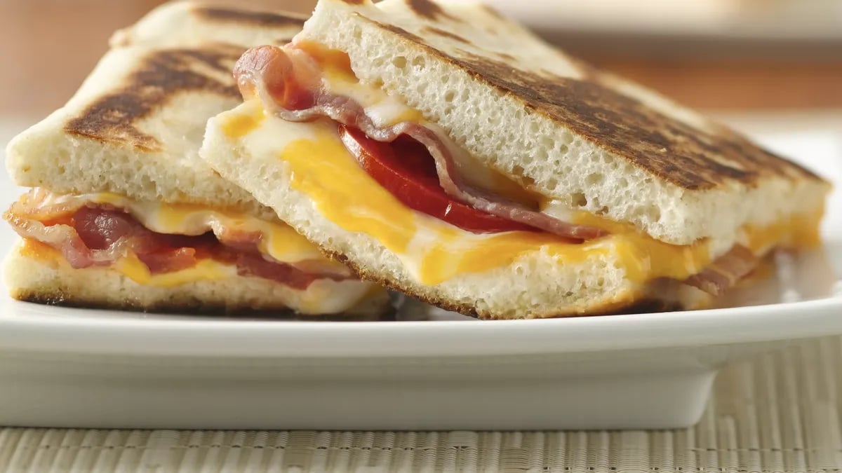 Bacon Double-Cheese Panini