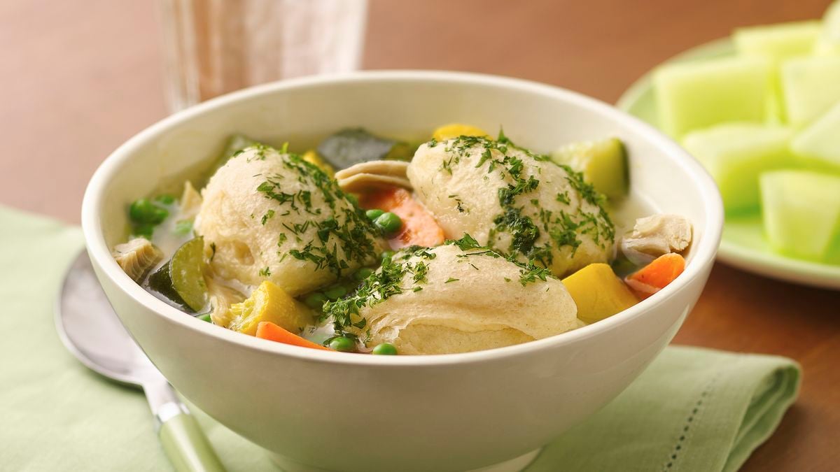 Easy Chicken and Dumplings Soup - Seasoned by Silvie