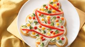 Veggie Straw Christmas Tree Appetizer or Snack ⋆ Exploring