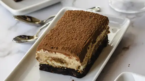 Pumpkin Tiramisu Brownies