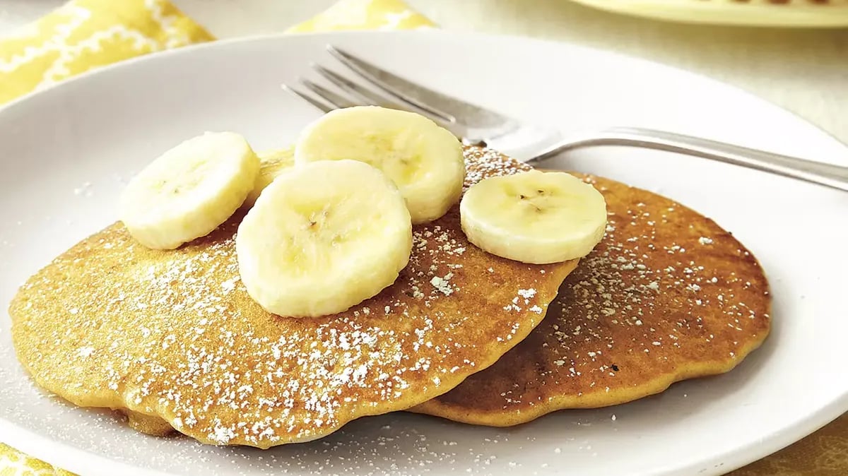 Peanut Butter Banana Pancakes