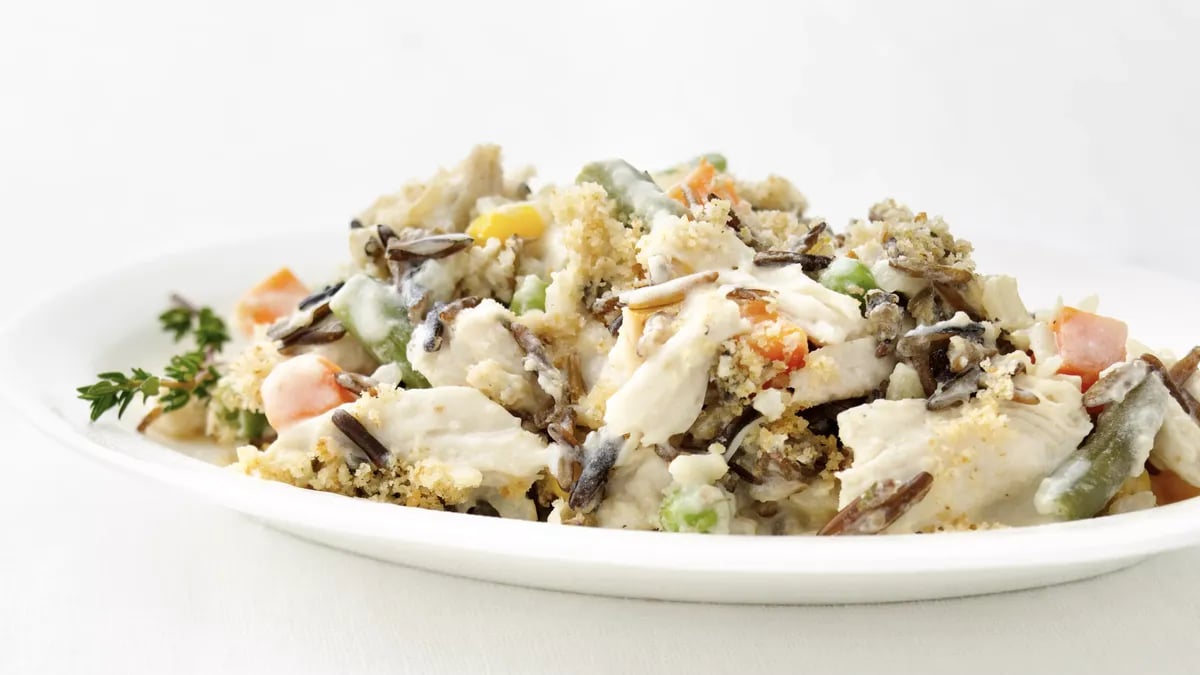 Turkey and Wild Rice Casserole