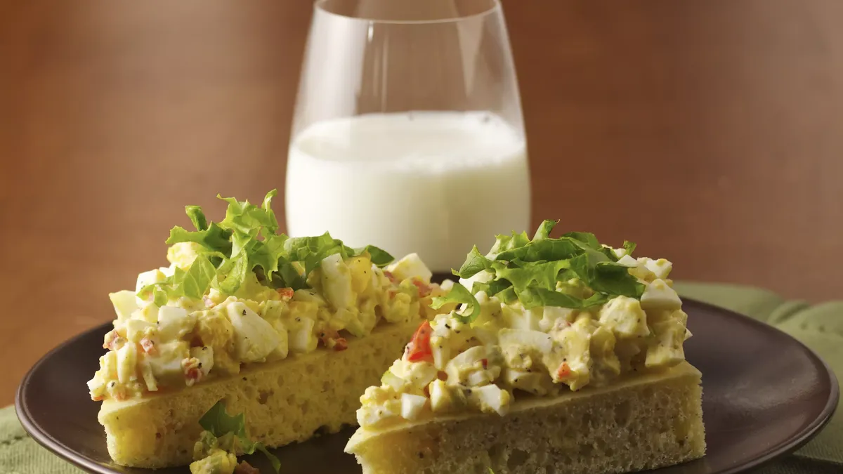 Open-Face Egg Salad Sandwiches