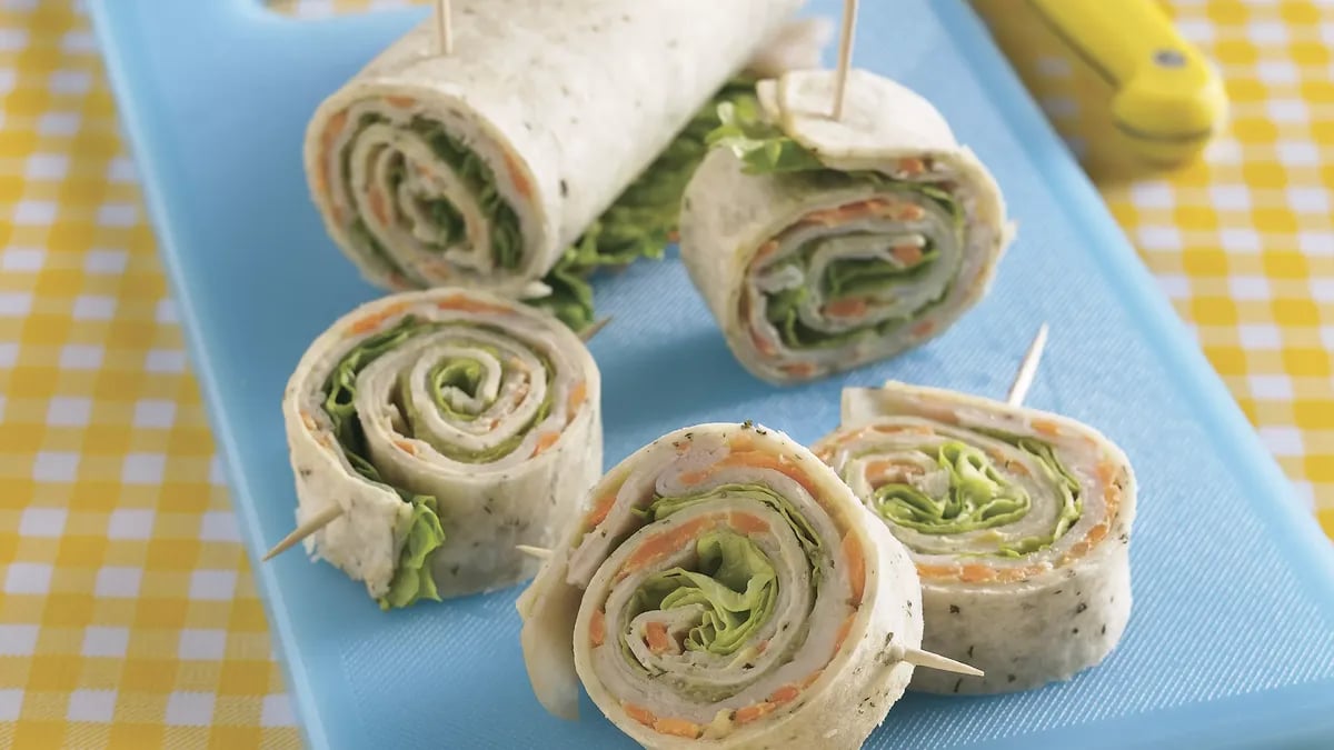 Turkey Dijon Pinwheels