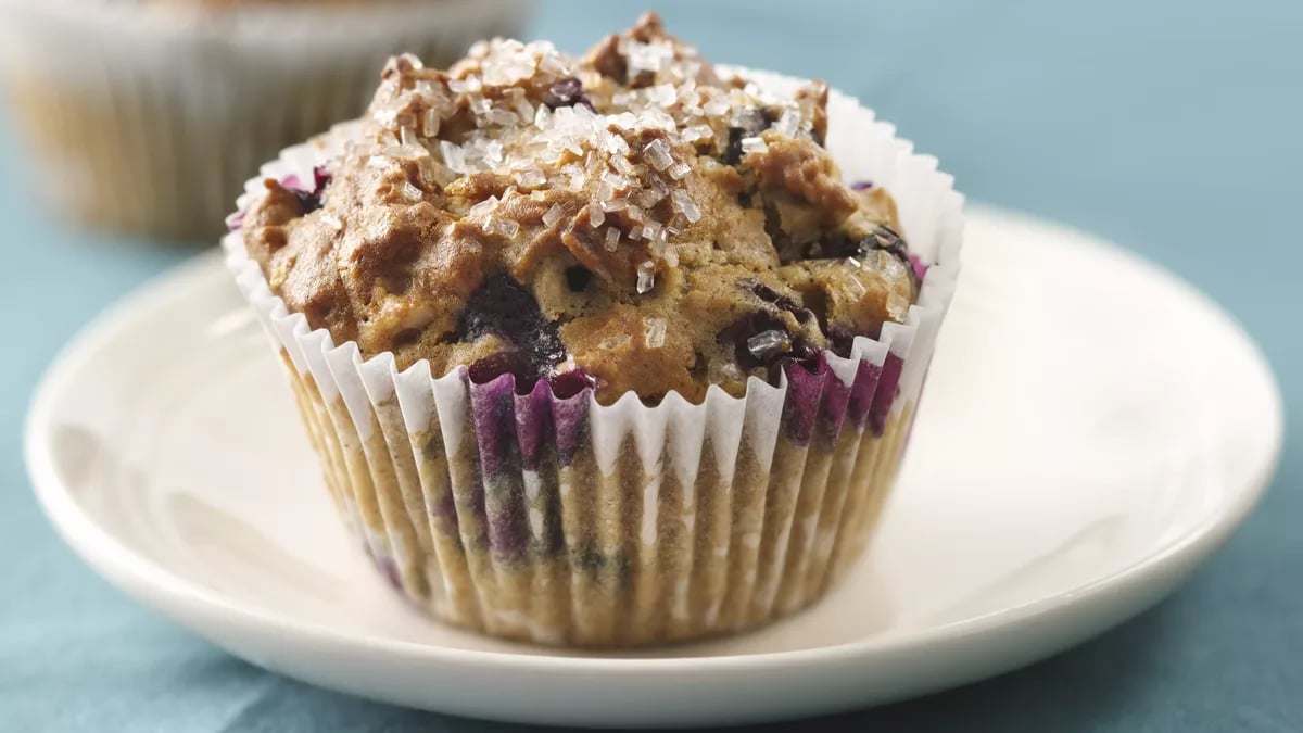 Blueberry and Oats Muffins