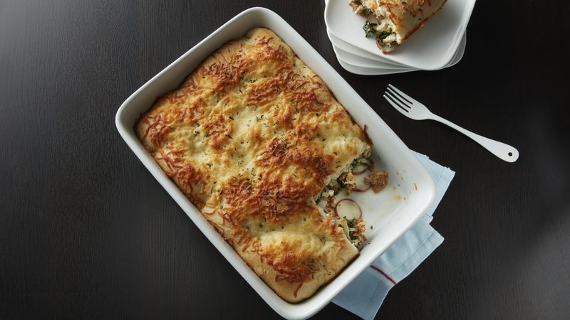 Potato Sausage Upside-Down Pizza Recipe - Pillsbury.com