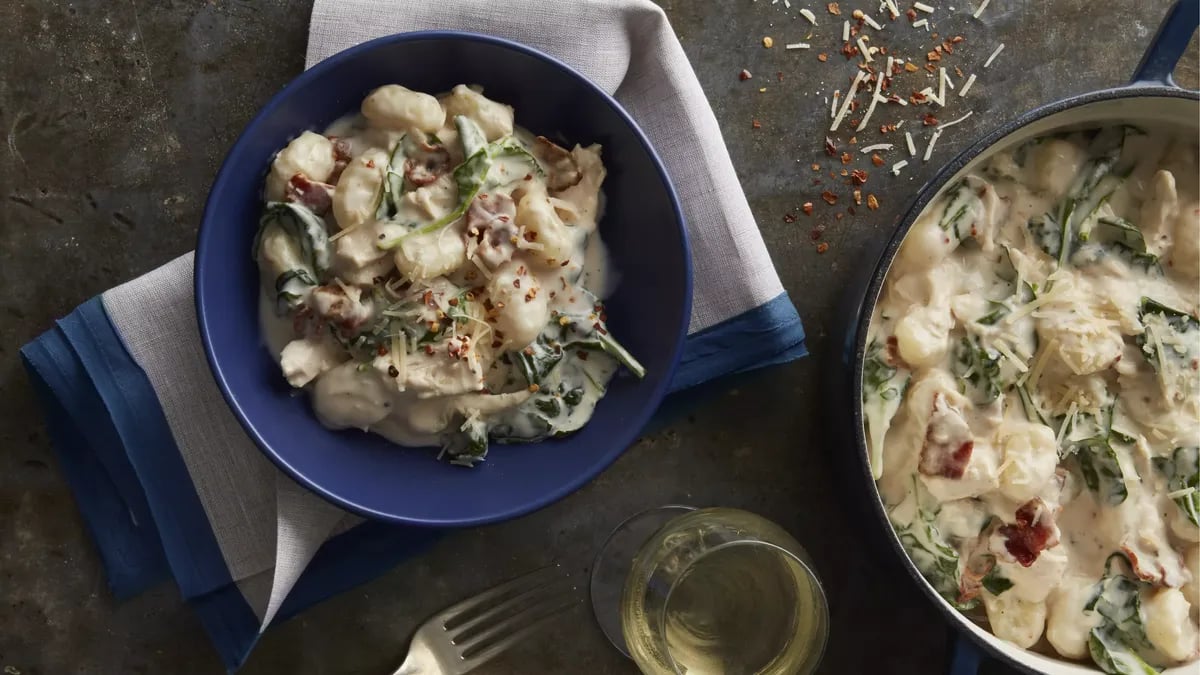 Carbonara Chicken with Gnocchi