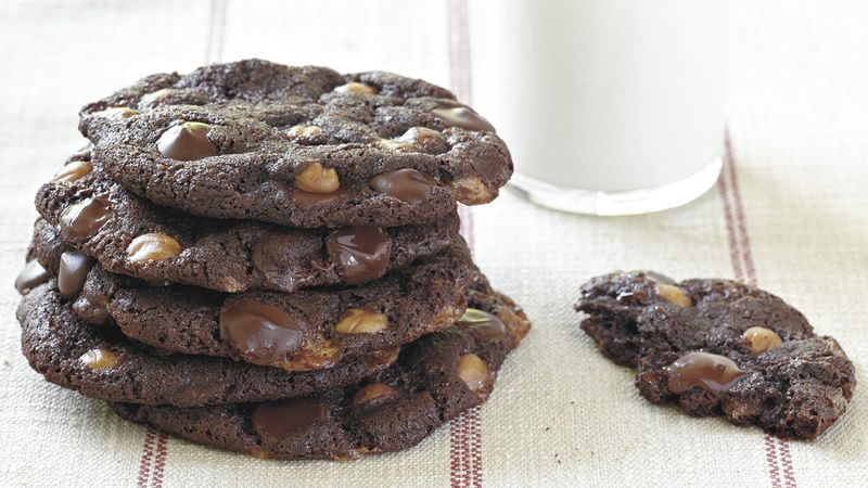 Mocha-Caramel Cookies