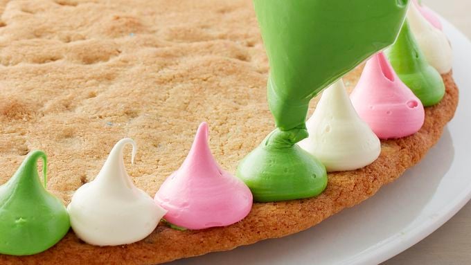 Chocolate Chip Pan Cookie Recipe : Spring Peeps Bunny Cookie