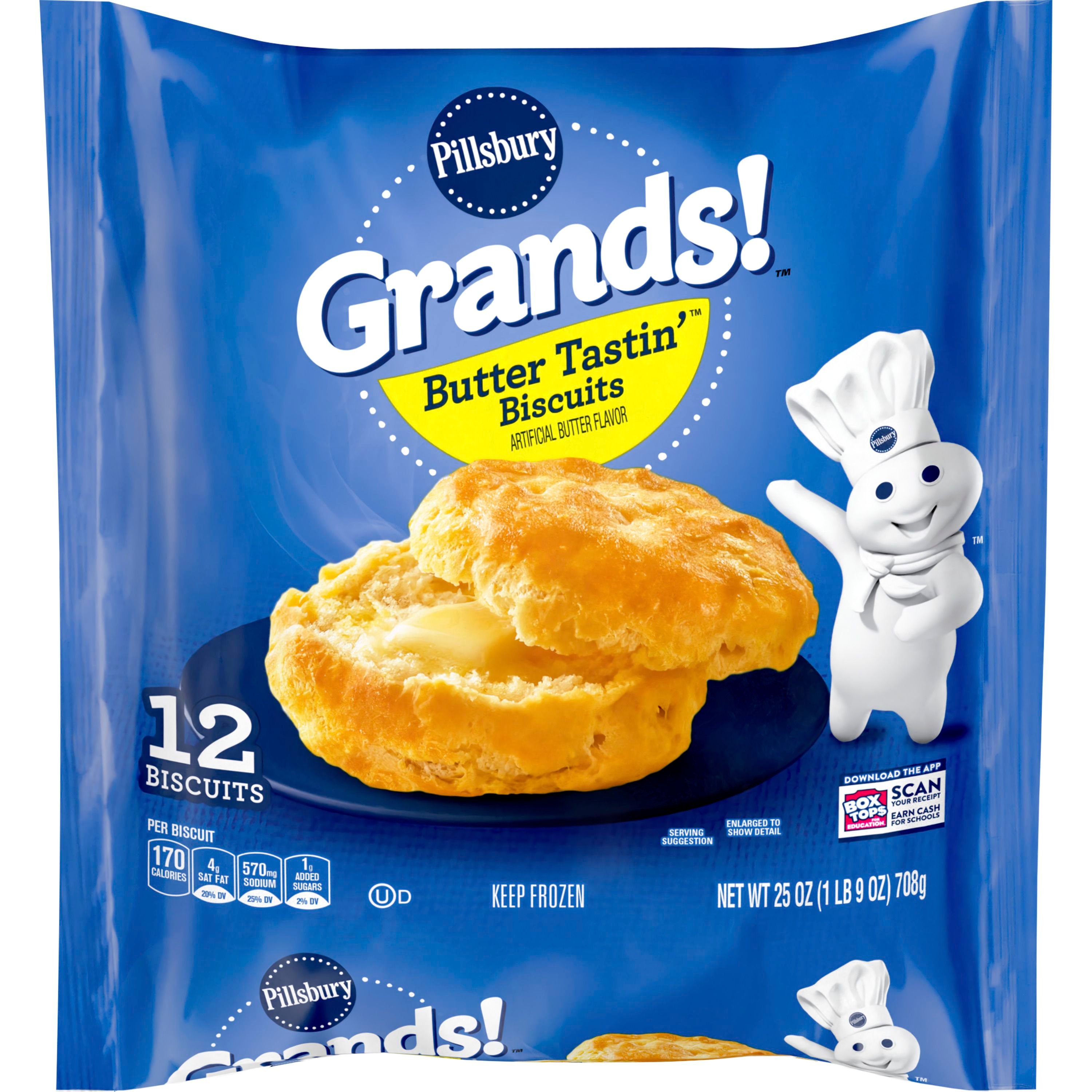 Grands!™ Butter Tastin’™ Frozen Biscuits (12 count) - Front