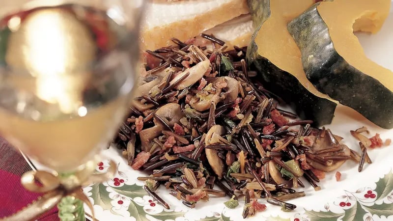 Bacony Wild Rice