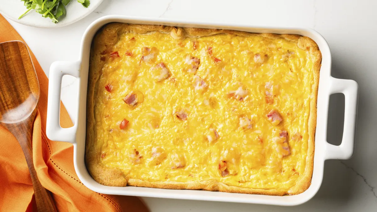Ham and Egg Crescent Bake