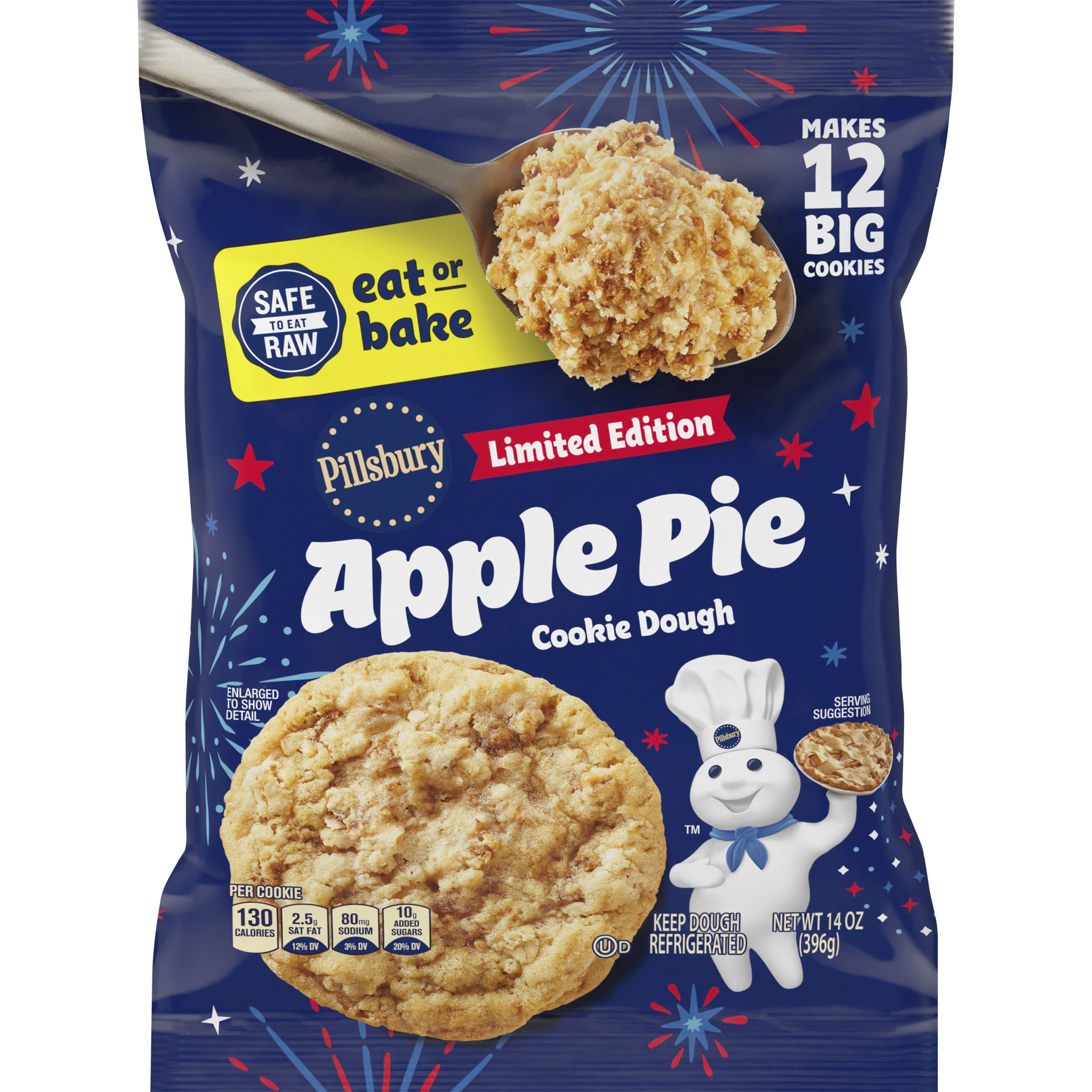 Pillsbury™ Ready to Bake!™ Apple Pie Cookie Dough - Front