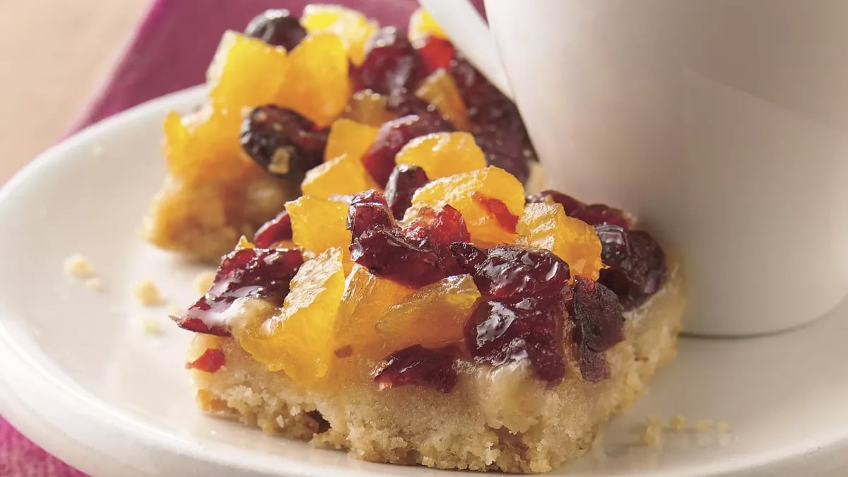 Cranberry-Apricot Bars