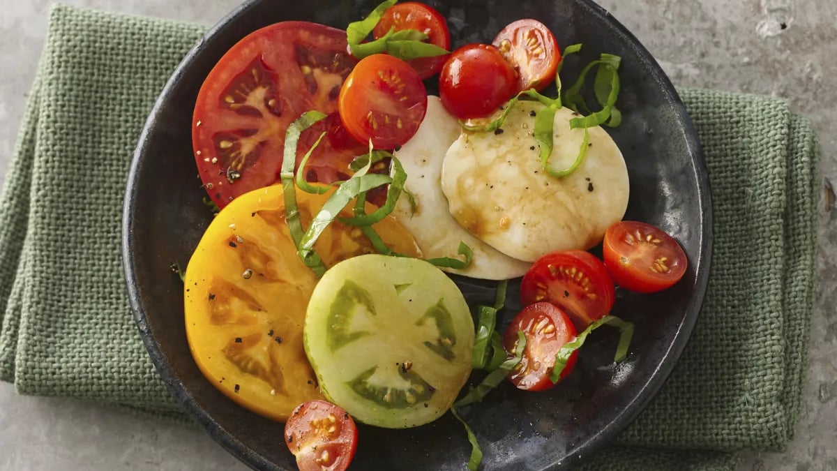 Beautiful Heirloom Tomato Salad