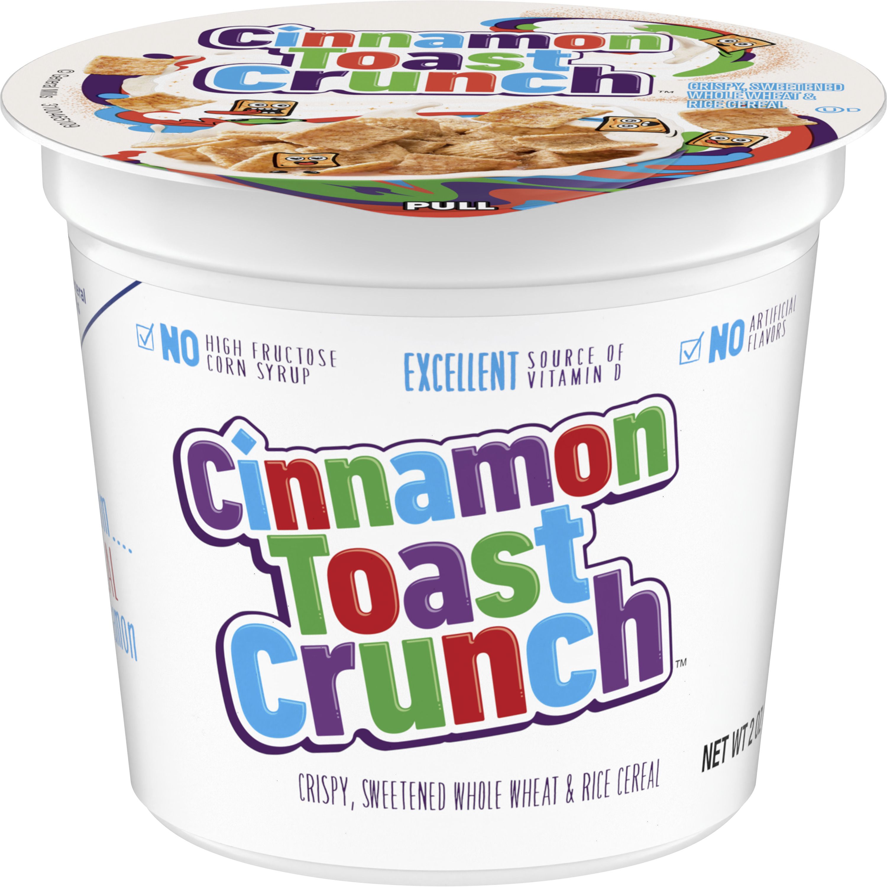 Front - 3D Cinnamon Toast Crunch(TM) Cereal Single Serve Cup (6 ct) 2 oz