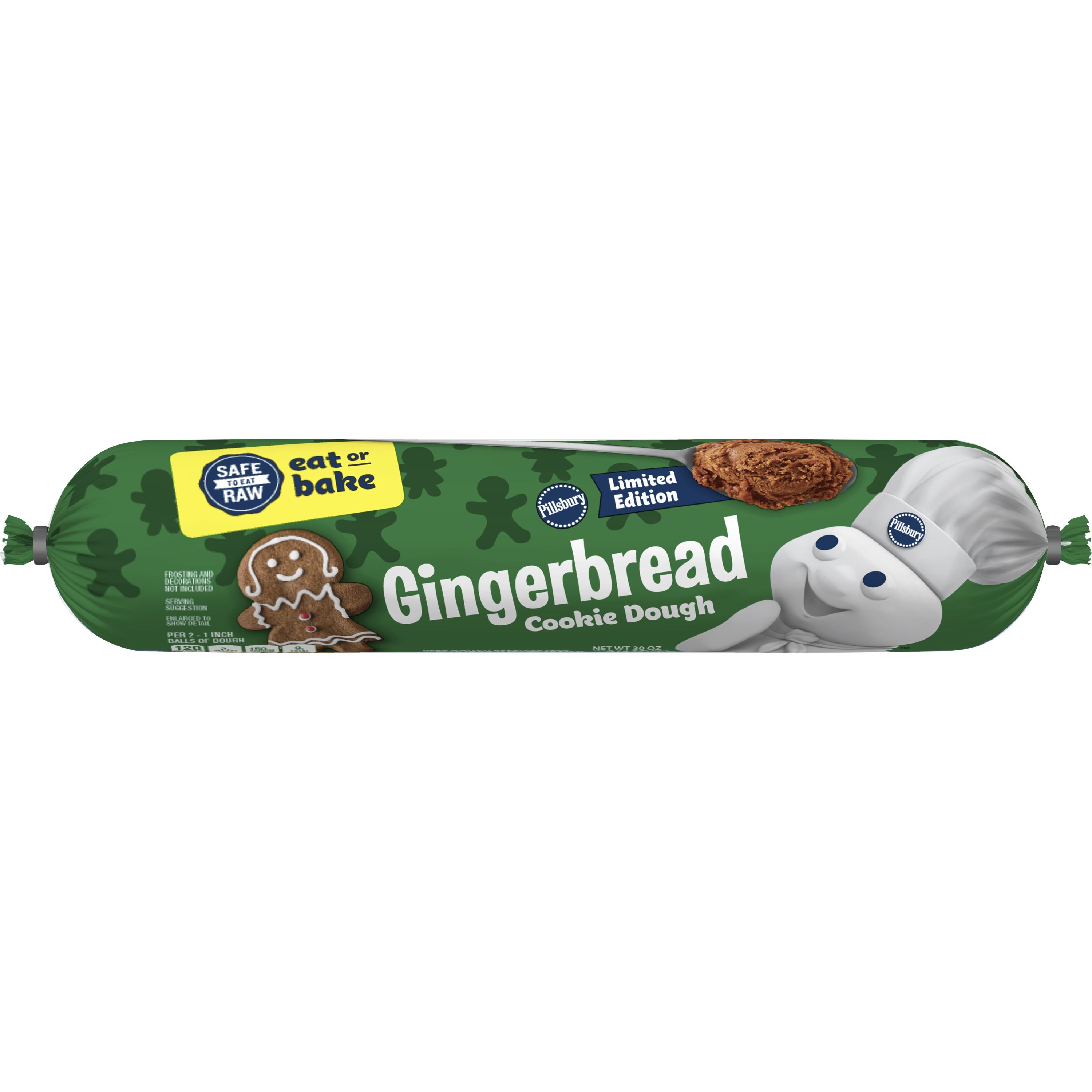 Pillsbury™ Gingerbread Cookie Dough - Front