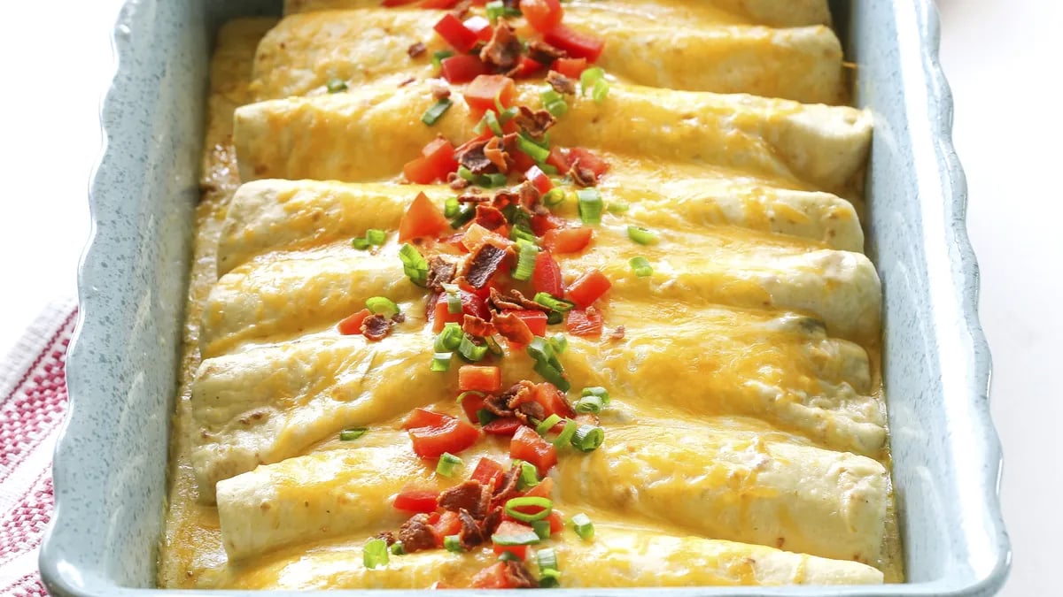 Chorizo Breakfast Enchiladas