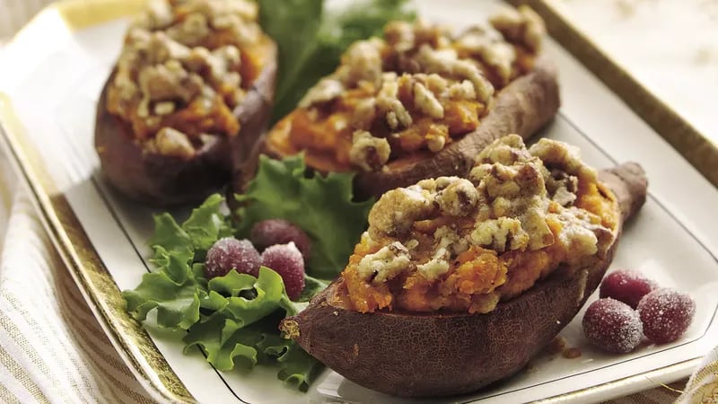 Twice-Baked Sweet Potatoes