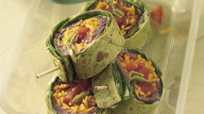 Beef and Spinach Roll-Ups