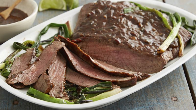 Flank Steak with Coffee-Chipotle Sauce
