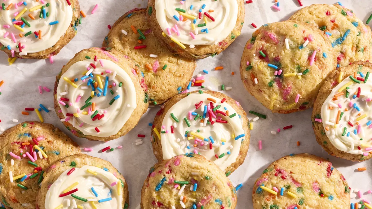 Birthday Cake-Mix Cookies