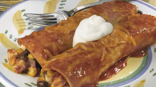 Tofu Black Bean Enchiladas