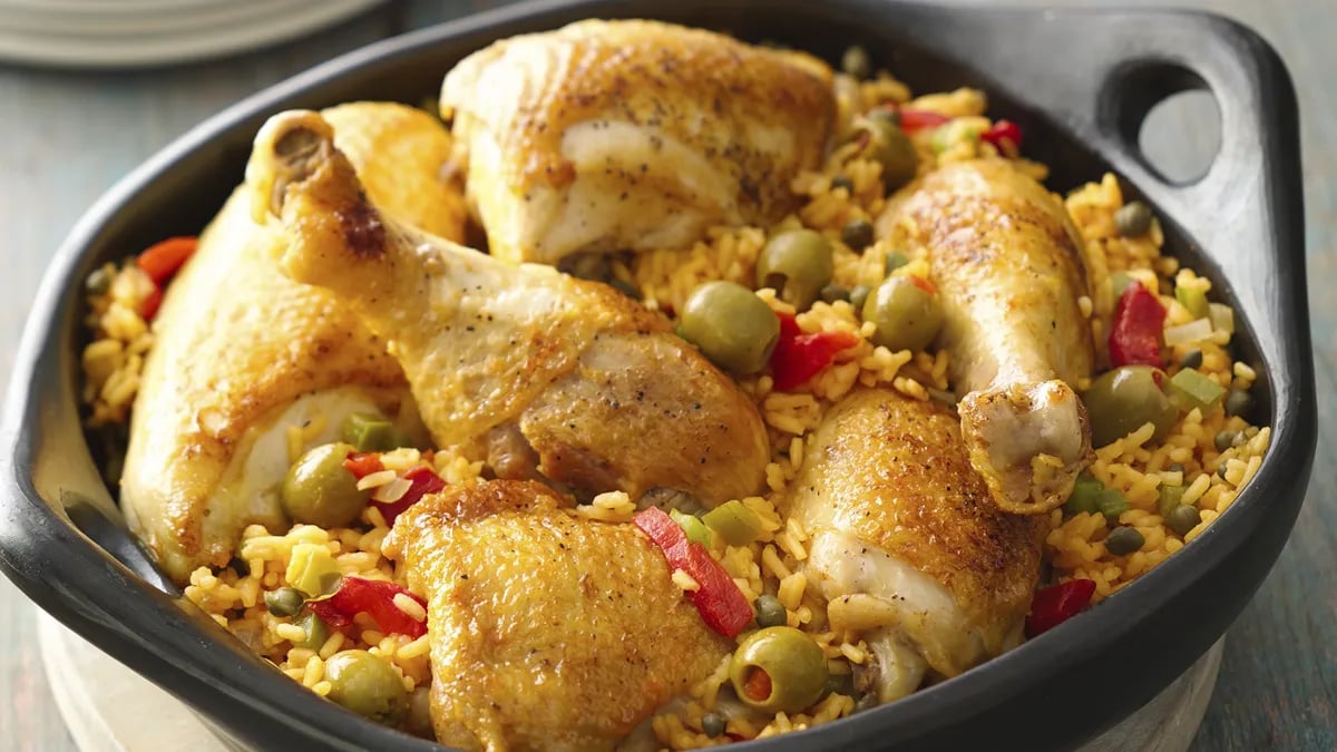 Puerto Rican Arroz con Pollo: Chicken & Rice