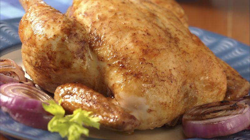 Grilled Beer-Brined Whole Chicken