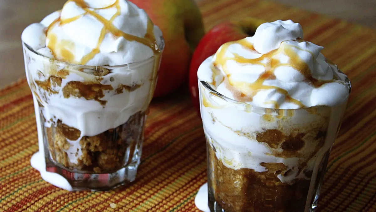 Spiked Apple Crisp Shooters