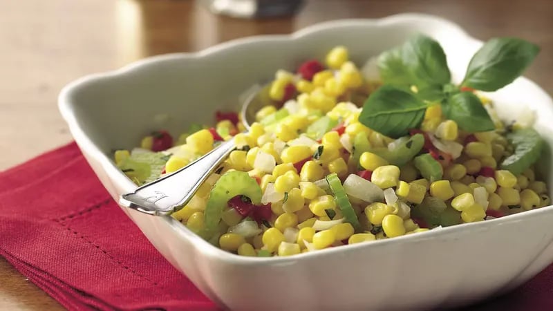 Corn with Basil