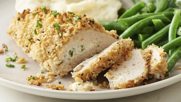 Cream Cheese-Stuffed Everything Bagel-Seasoned Chicken