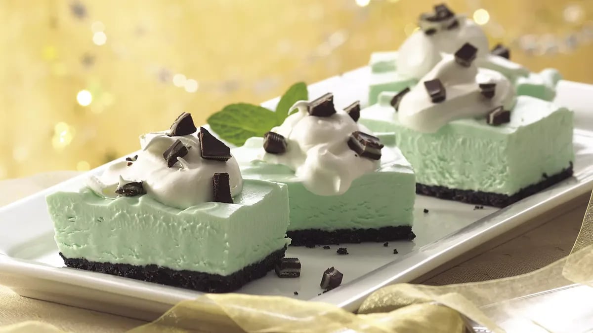 Grasshopper Dessert Squares