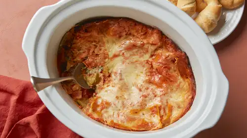 Slow-Cooker Veggie Lasagna
