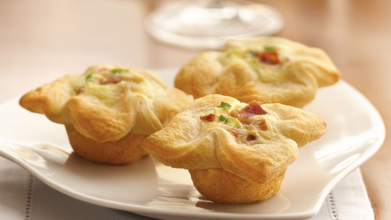 Crescent Bacon-Cheese Tartlets