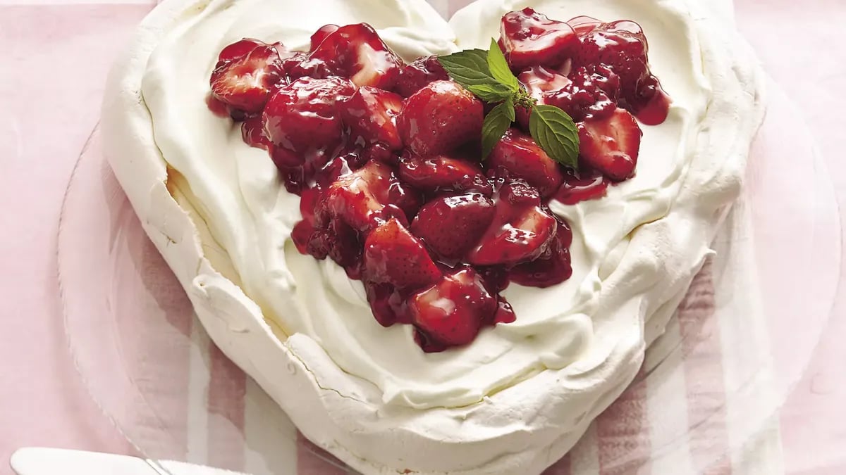 Valentine's Day Meringue Dessert