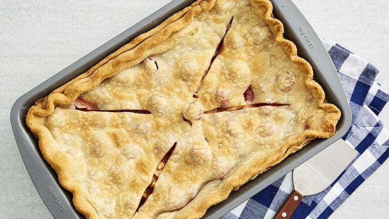 Apple-Raspberry Slab Pie 