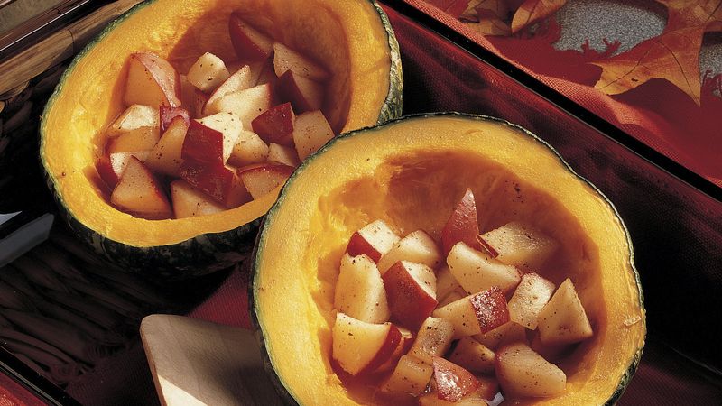 Buttercup Squash with Apples