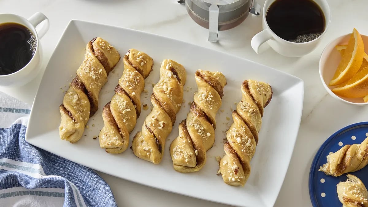 Cinnamon-Cardamom Crescent Twists