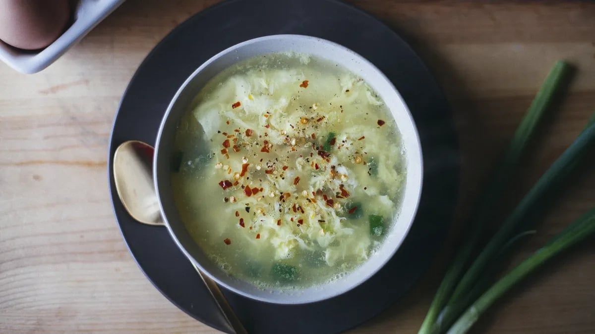 Scallion Egg Drop Soup