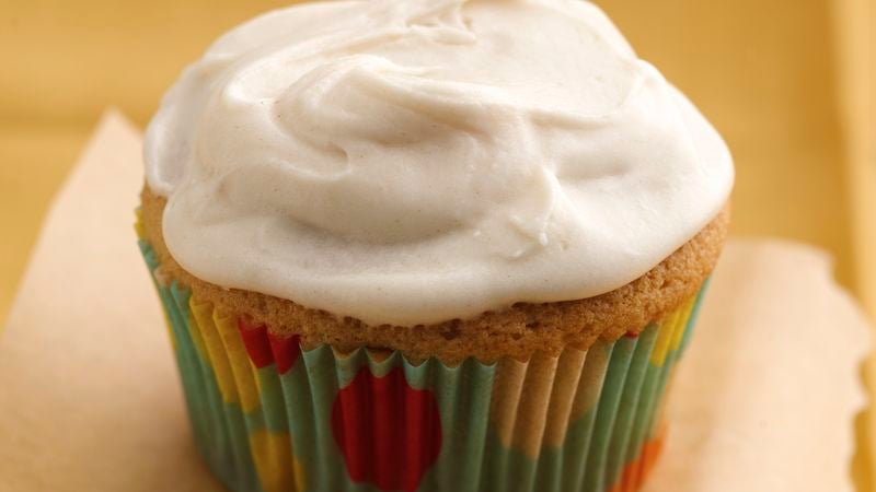 Brown Sugar Cupcakes with Browned Butter Frosting