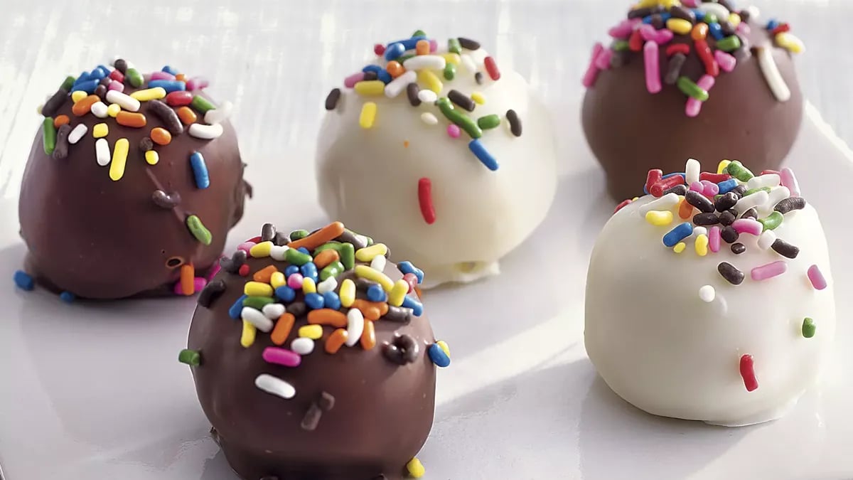 Gusher Confetti Cake Balls