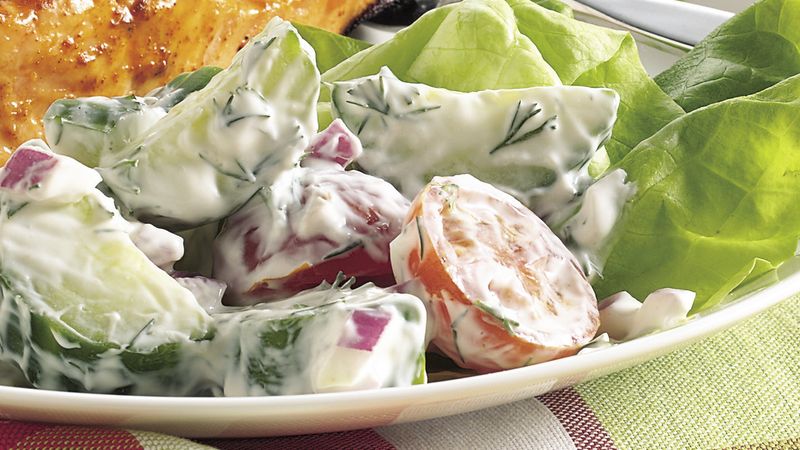 Creamy Dill-Cucumber Salad