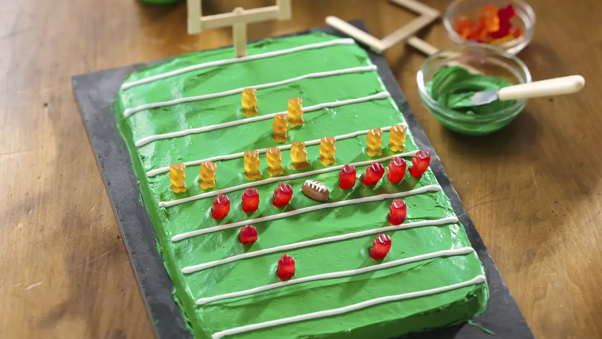 Football Field Brownies