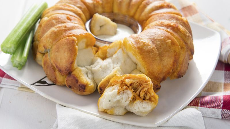 Buffalo Chicken Monkey Bread