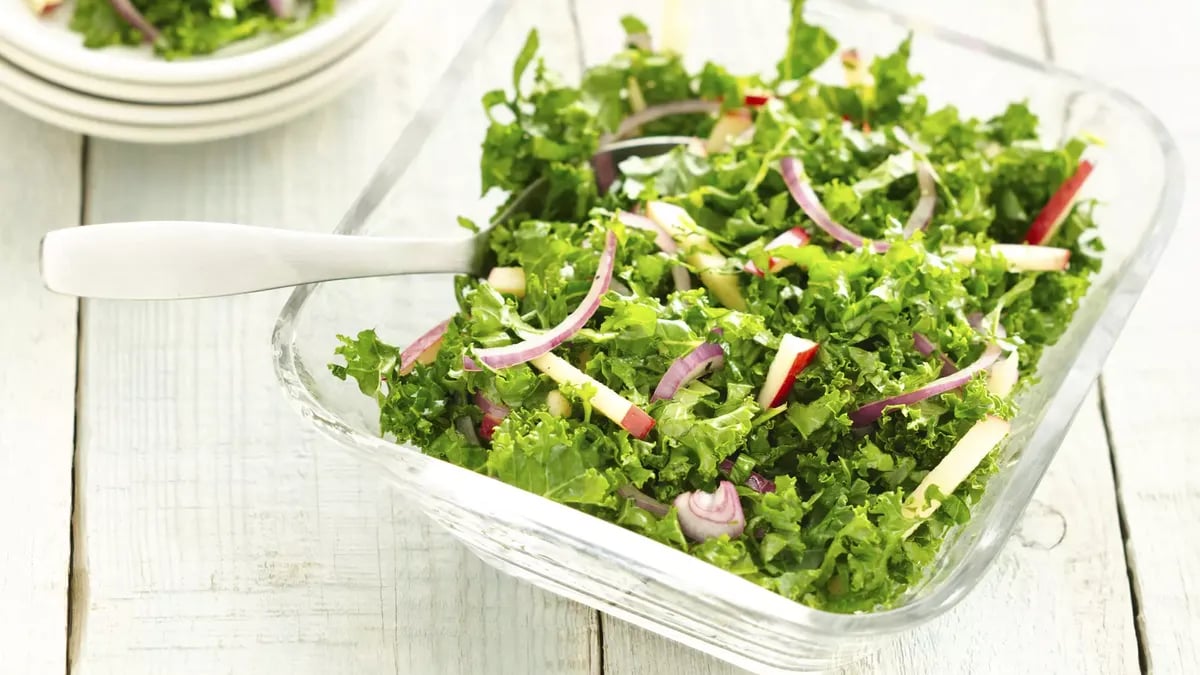 Gluten-Free Kale and Apple Slaw